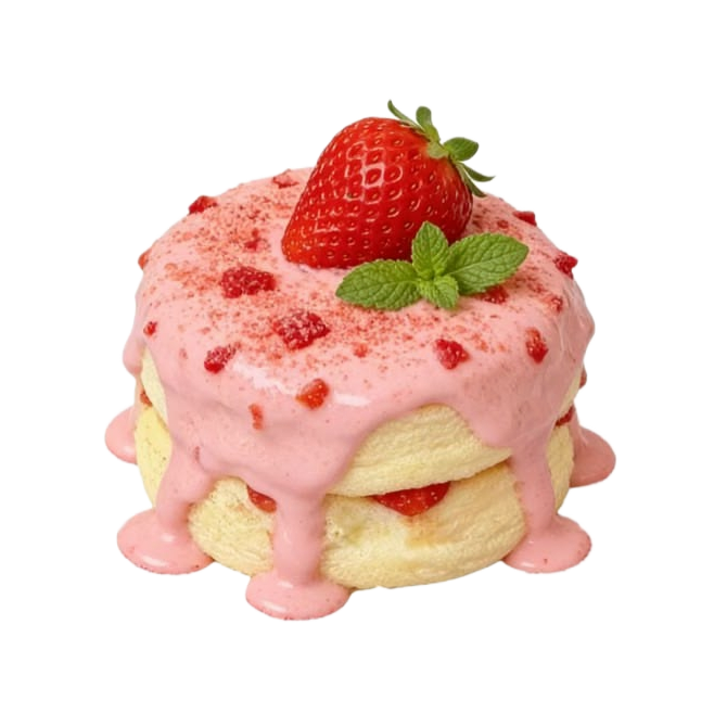 Stroberry Sweet Pancake
